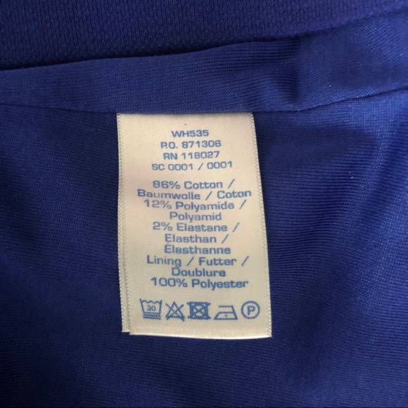 BODEN | 3/4 Sleeve Collared Blue Dress Vintage - Picture 8 of 9